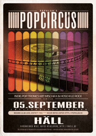 Popcircus Werbeplakat