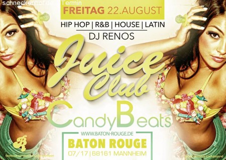 Juice Club – Candy Beats Werbeplakat