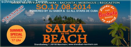 Salsa On The Beach || Summer Edition Werbeplakat