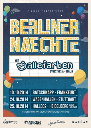 Kallias Label Night Presents Alle Farben Werbeplakat