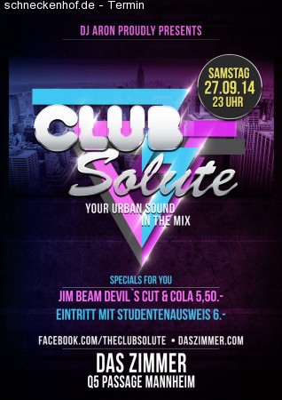 Clubsolute Werbeplakat