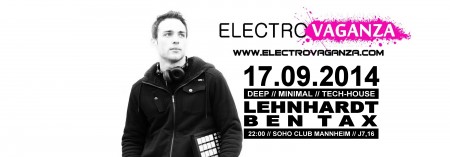 Electrovaganza • Lehnhardt in the Mix Werbeplakat