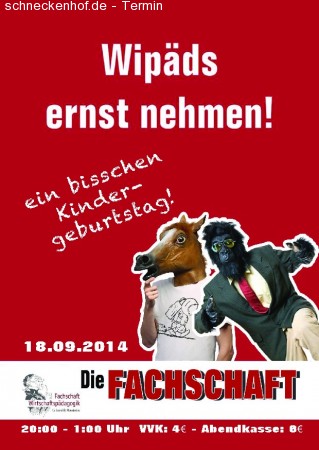 Wipäds ernst nehmen! Werbeplakat