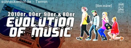 EVOLUTION OF MUSIC Werbeplakat