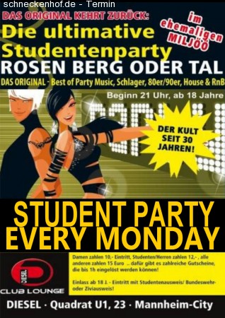 Die Ultimative Studentenparty Werbeplakat