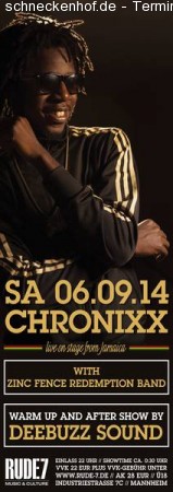 Chronixx & Zinc Fence Redemption Band Werbeplakat