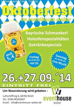 Oktoberfest 2014 Werbeplakat