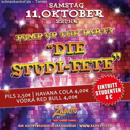 Die Studi - Fete Werbeplakat