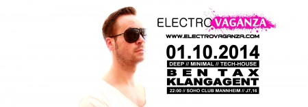 Electrovaganza • Klangagent in the Mix Werbeplakat