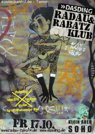 Radau & Rabatz Werbeplakat