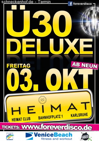 Ü30 Deluxe Werbeplakat