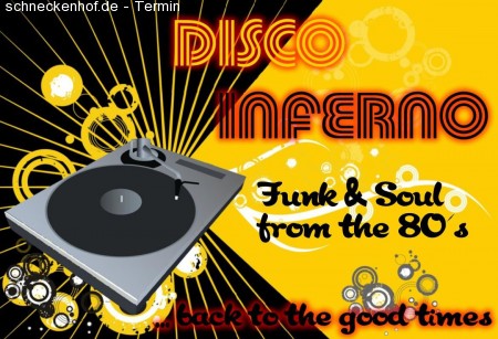 DISCO INFERNO Werbeplakat