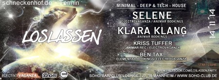 Loslassen ♥ Djane Selene • Klara Klang Werbeplakat