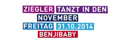 Ziegler tanzt in den November Werbeplakat