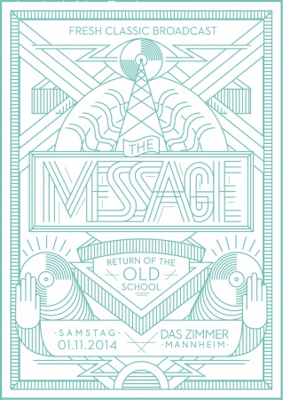 The Message - Fresh Classic Broadcast Werbeplakat