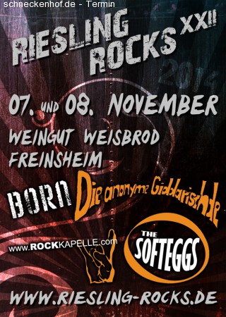 Riesling Rocks XXII - Freitag Werbeplakat