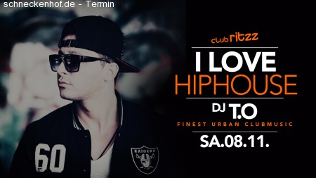 I Love Hip House DJ T.O Werbeplakat