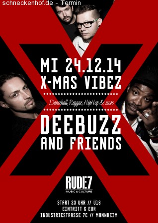 Reggae Christmas W Deebuzz Werbeplakat