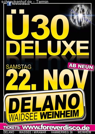 Ü30 Deluxe Werbeplakat