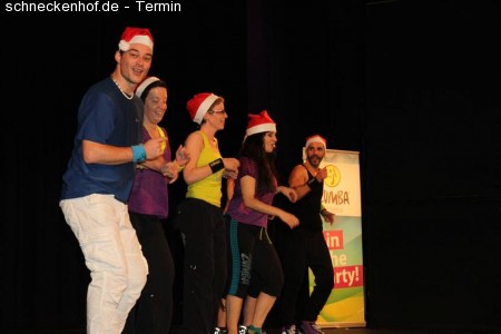 Zumbathon-Christmas-Charity Werbeplakat