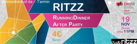 DHBW Party im Ritzz Werbeplakat