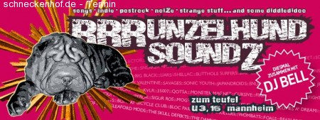 Rrrunzelhund Soundzzz Werbeplakat