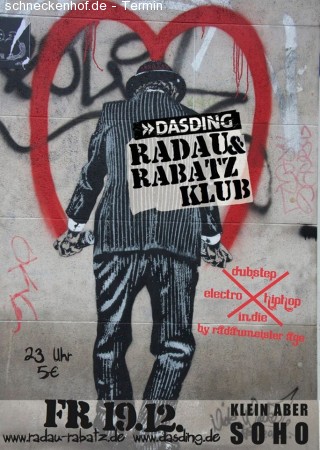 Radau & Rabatz Werbeplakat