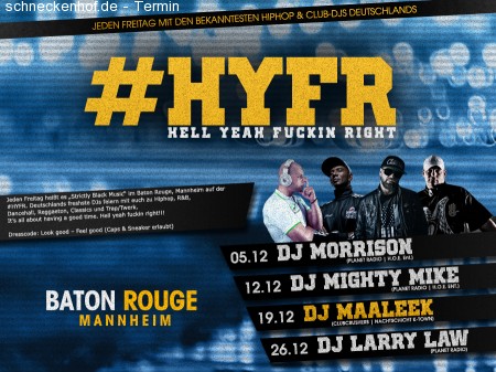 #HYFR DJ Maaaleek Werbeplakat