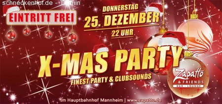 X-MAS Party @ Zapatto Werbeplakat