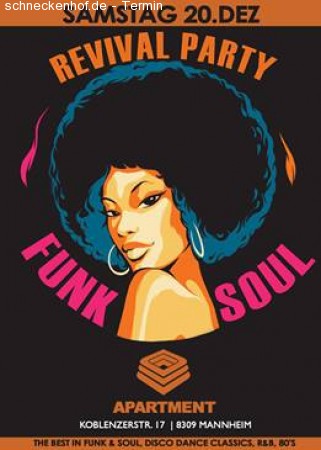 FUNK & SOUL Quo Vadis Revival Party Werbeplakat