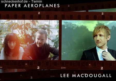 Paper Aeroplanes & Lee MacDougall Werbeplakat