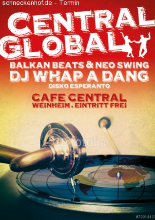 Central Global - Balkanbeats & Neo Swing Werbeplakat