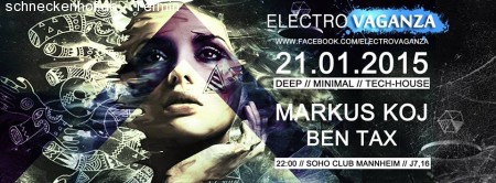 Electrovaganza • Markus Koj in the Mix Werbeplakat