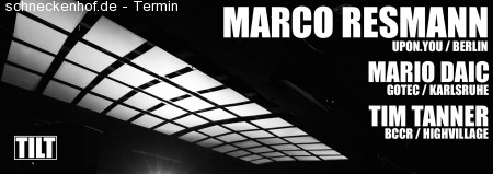 TILT presents Marco Resmann Werbeplakat