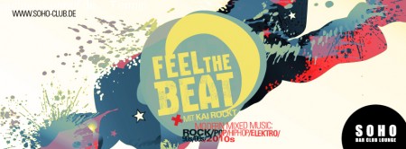 FEEL THE Beat Werbeplakat