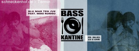 Basskantine präsentiert 'Blu Mar Ten' Werbeplakat