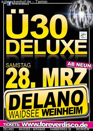 Ü30 goes Weinheim Werbeplakat