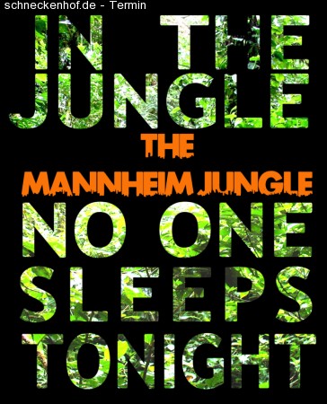 In the Jungle, the Mannheim Jungle... Werbeplakat