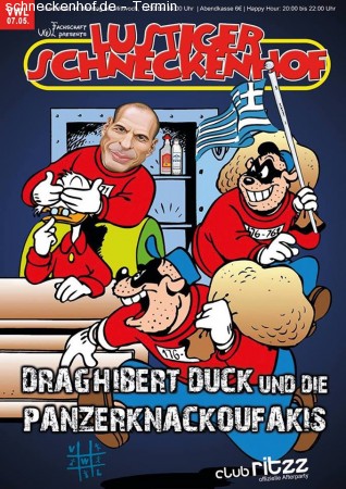 Lustiger Schneckenhof Werbeplakat