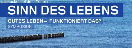 Sinn des Lebens – Symposion Werbeplakat