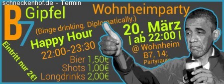 B7 Summit-Binge Drinking Diplomatically Werbeplakat