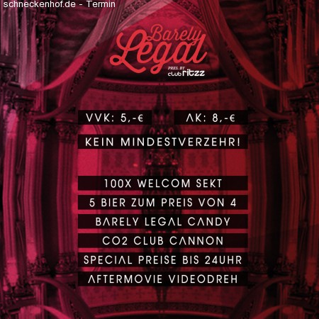 Barely Legal :: Edition Eins :: Werbeplakat