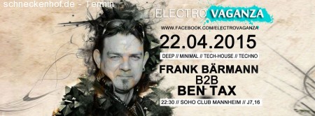 Electrovaganza • Frank Bärmann Werbeplakat