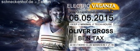 Electrovaganza • Oliver Gross in the Mix Werbeplakat