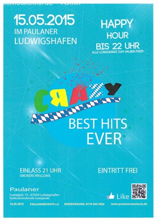 Crazy Best Hits Ever Werbeplakat