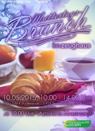 Muttertagsbrunch Werbeplakat