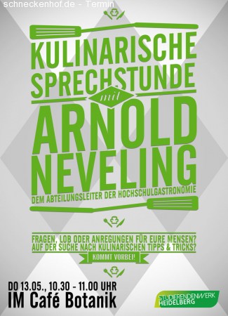 Kulinarische Sprechstunde Werbeplakat