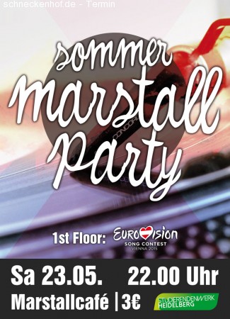 Sommer-Marstallparty Werbeplakat