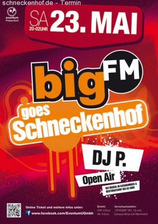 bigFM goes Schneckenhof Werbeplakat