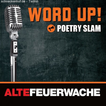 Word up! Poetry Slam Werbeplakat